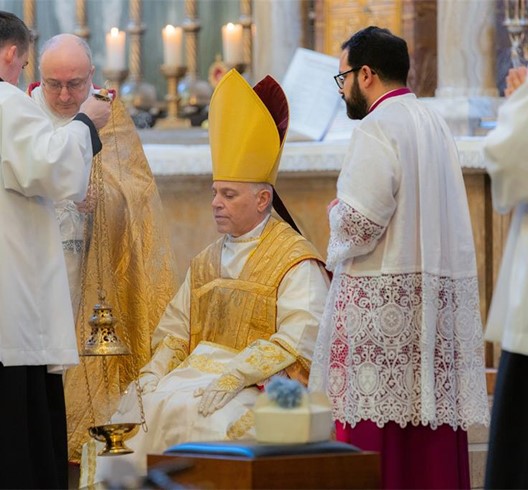 Nadbiskup San Francisca Cordileone slavio pontifikalnu misu i održao predavanje u Župi sv. Blaža